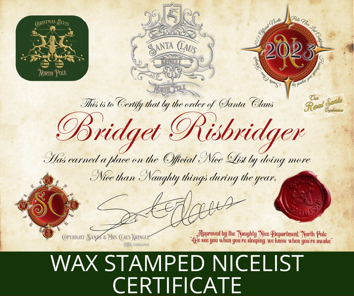 Nicelist Certificate Wax Stamped